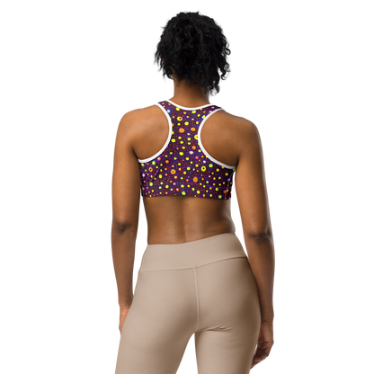 Sports Bra - Cosmic Dotscape