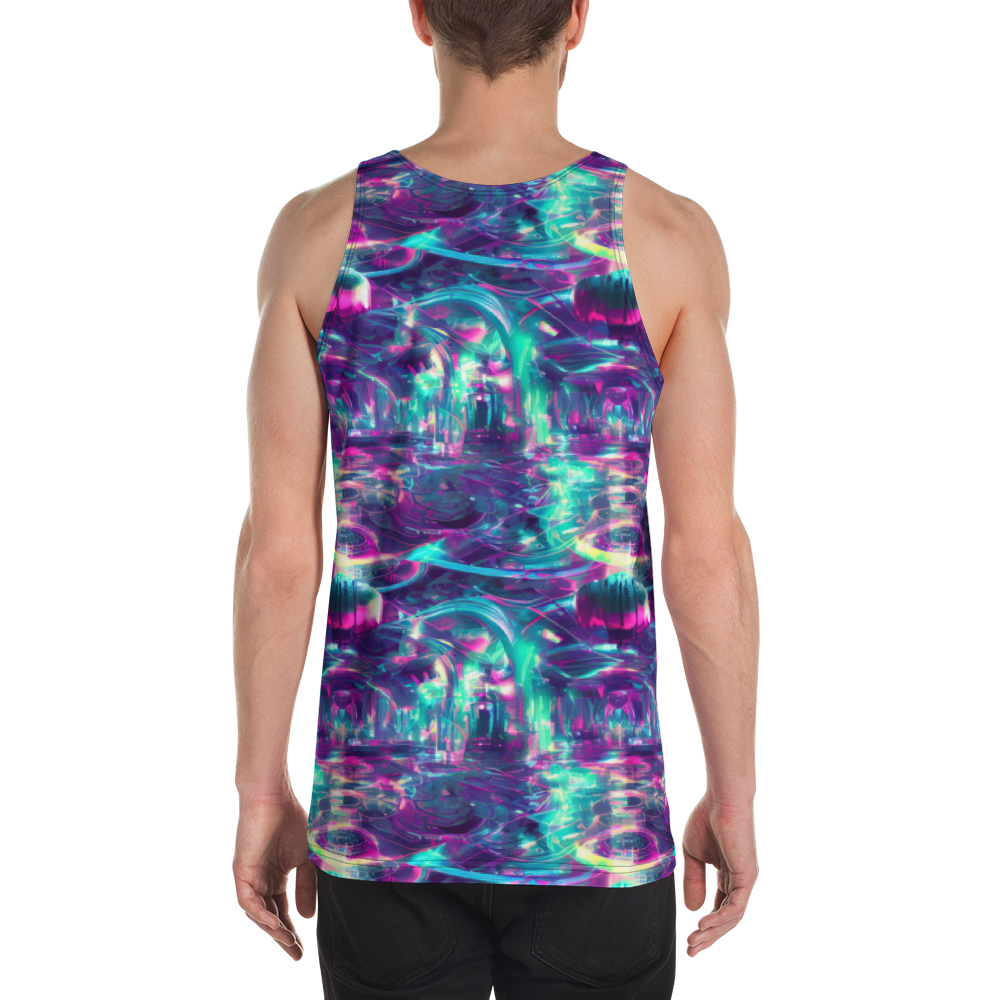 Men's Tank Top - Synthwave Surge