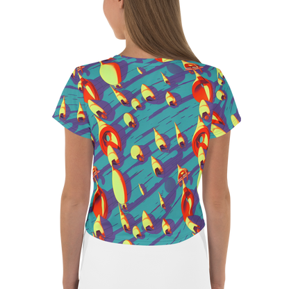 Women's Crop Tee - Sailor's Mirage