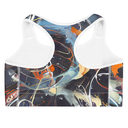Sports Bra - Neo-Splash Labyrinth