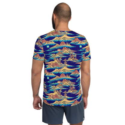 Men's Athletic T-Shirt - Mystical Mountain Mirage