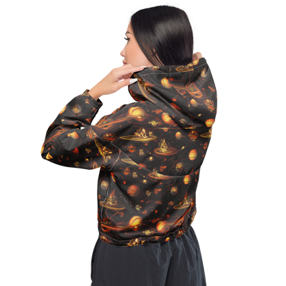 Women's Cropped Windbreaker - Murillo Vortex