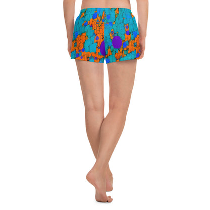 Women’s Athletic Shorts - Intergalactic Rhythms