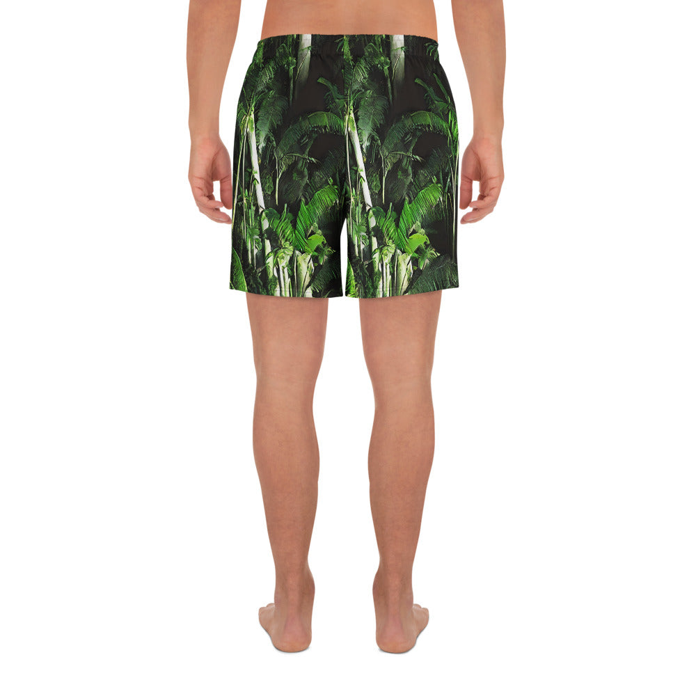 Men's Athletic Shorts - Emerald Canopy