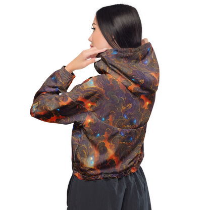 Women's Cropped Windbreaker - Pozzo Vortex