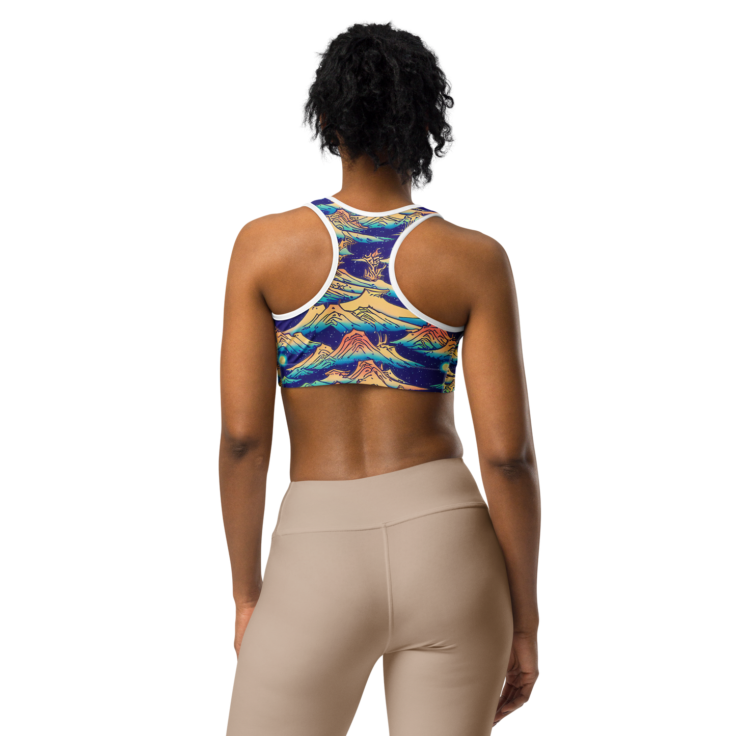 Sports Bra - Mystical Mountain Mirage