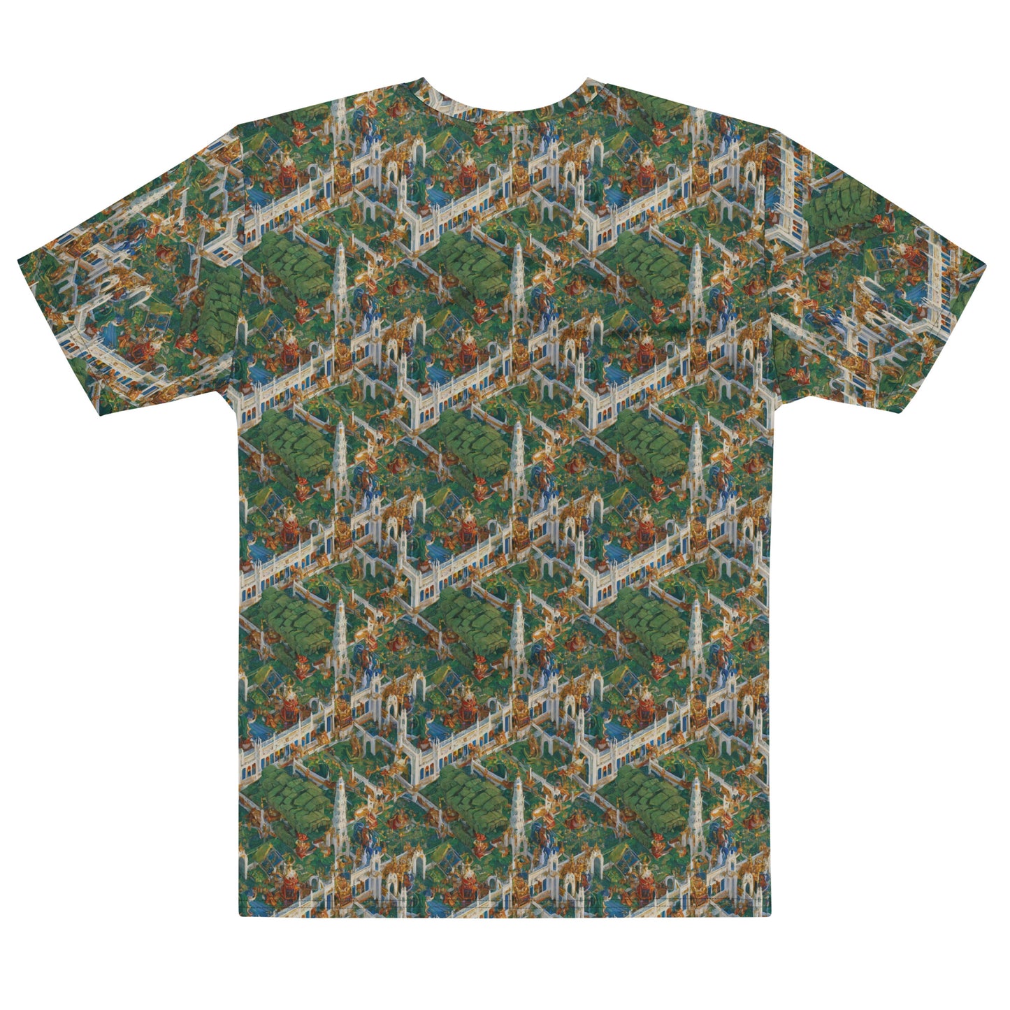 Men's Crew Neck T-Shirt - Emerald Dynasty