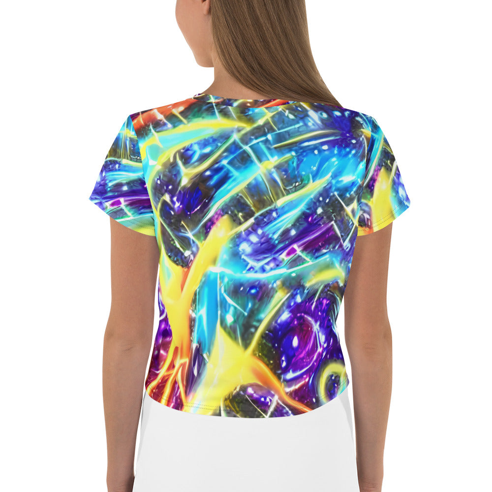 Women's Crop Tee - Mutant Nebula