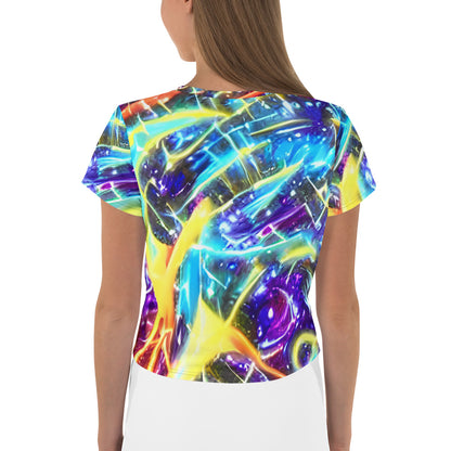 Women's Crop Tee - Mutant Nebula