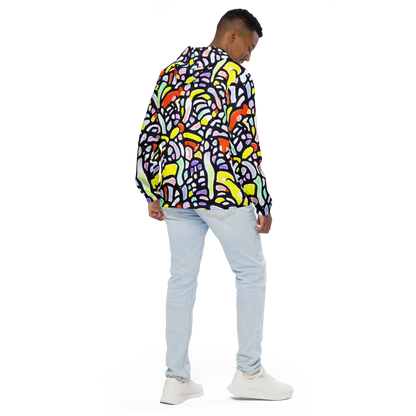 Men's Windbreaker - Cubist Carousel