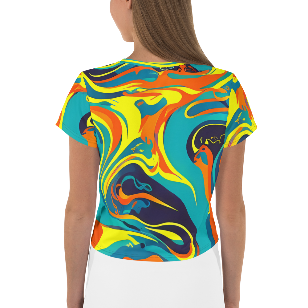 Women's Crop Tee - Mythic Maelstrom