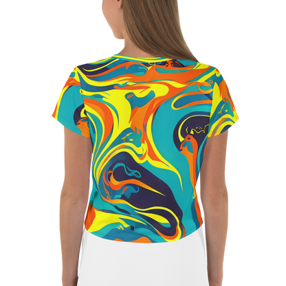 Women's Crop Tee - Mythic Maelstrom