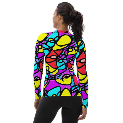 Women's Rash Guard - Radiant Chaos