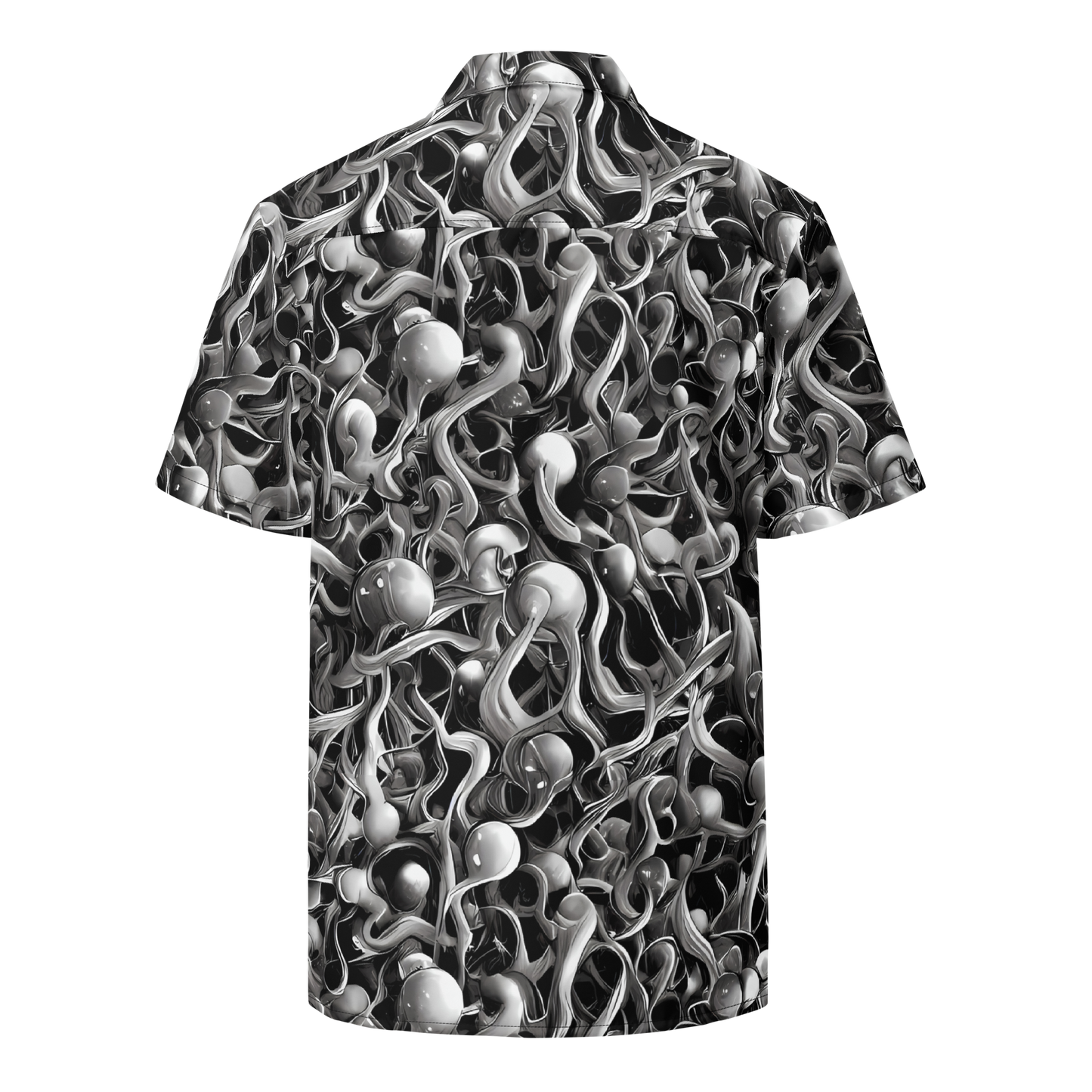 Button Shirt - Fluid Monochrome