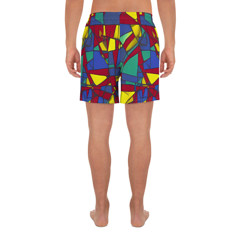 Men's Athletic Shorts - Vibrant Vexation