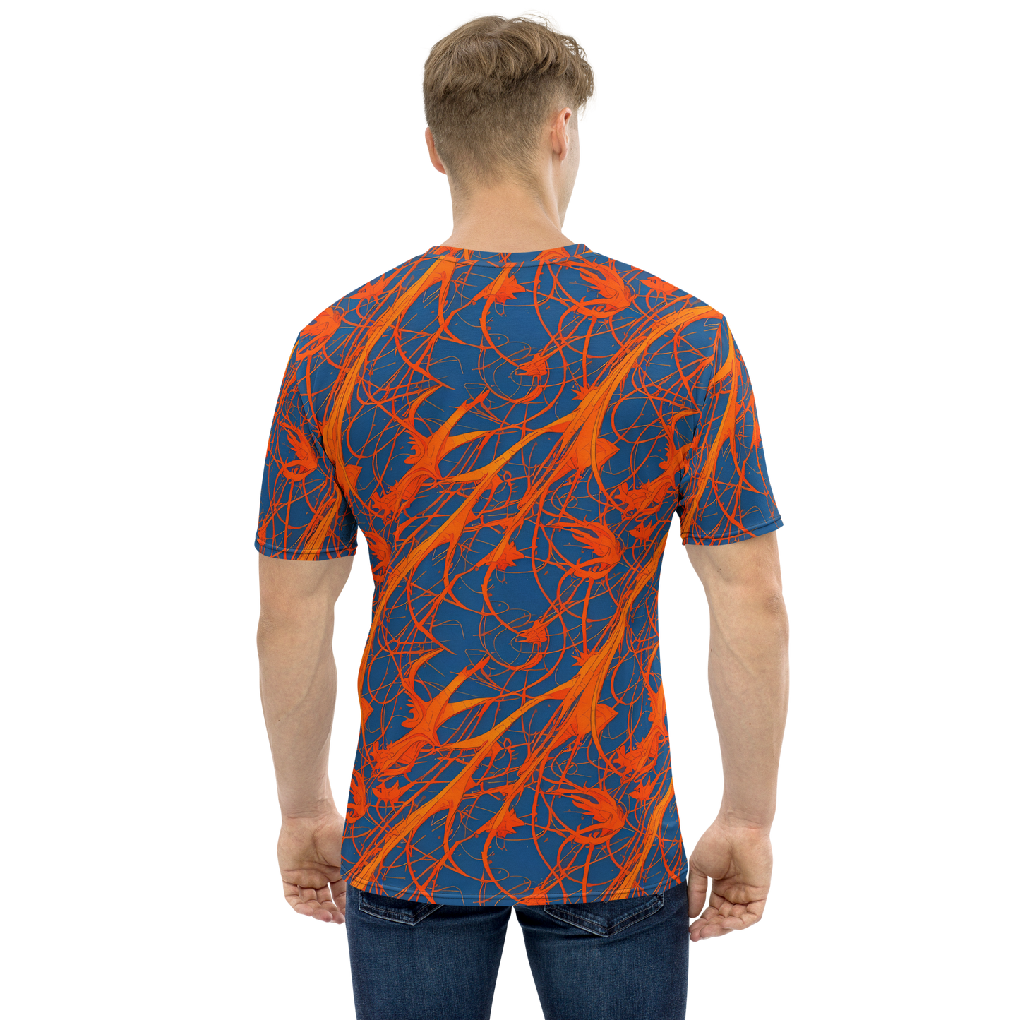 Men's Crew Neck T-Shirt - Nautical Ember