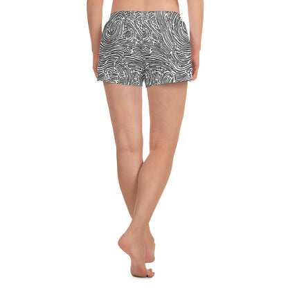 Women’s Athletic Shorts - Whirlpool Echoes