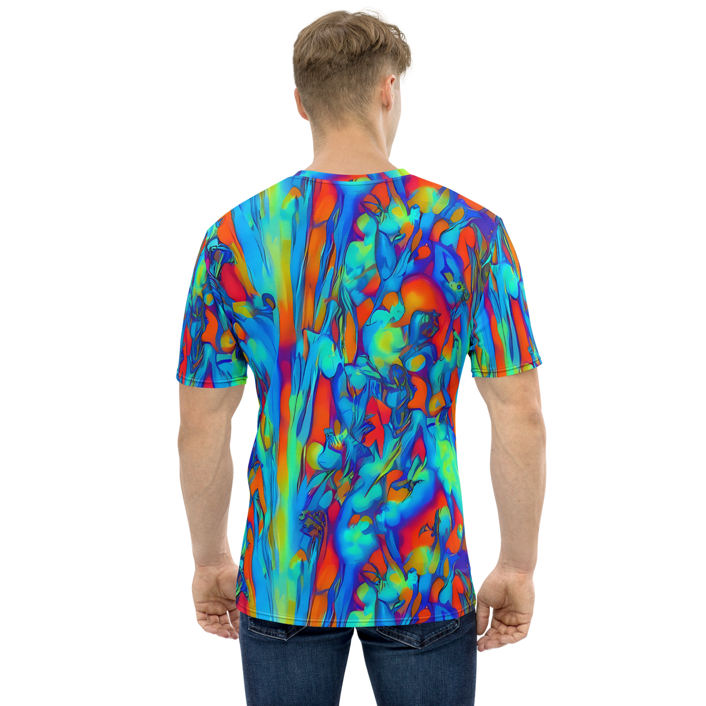 Men's Crew Neck T-Shirt - Vivid Virtuoso