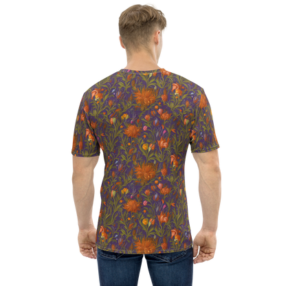 Men's Crew Neck T-Shirt - Botanical Nebula