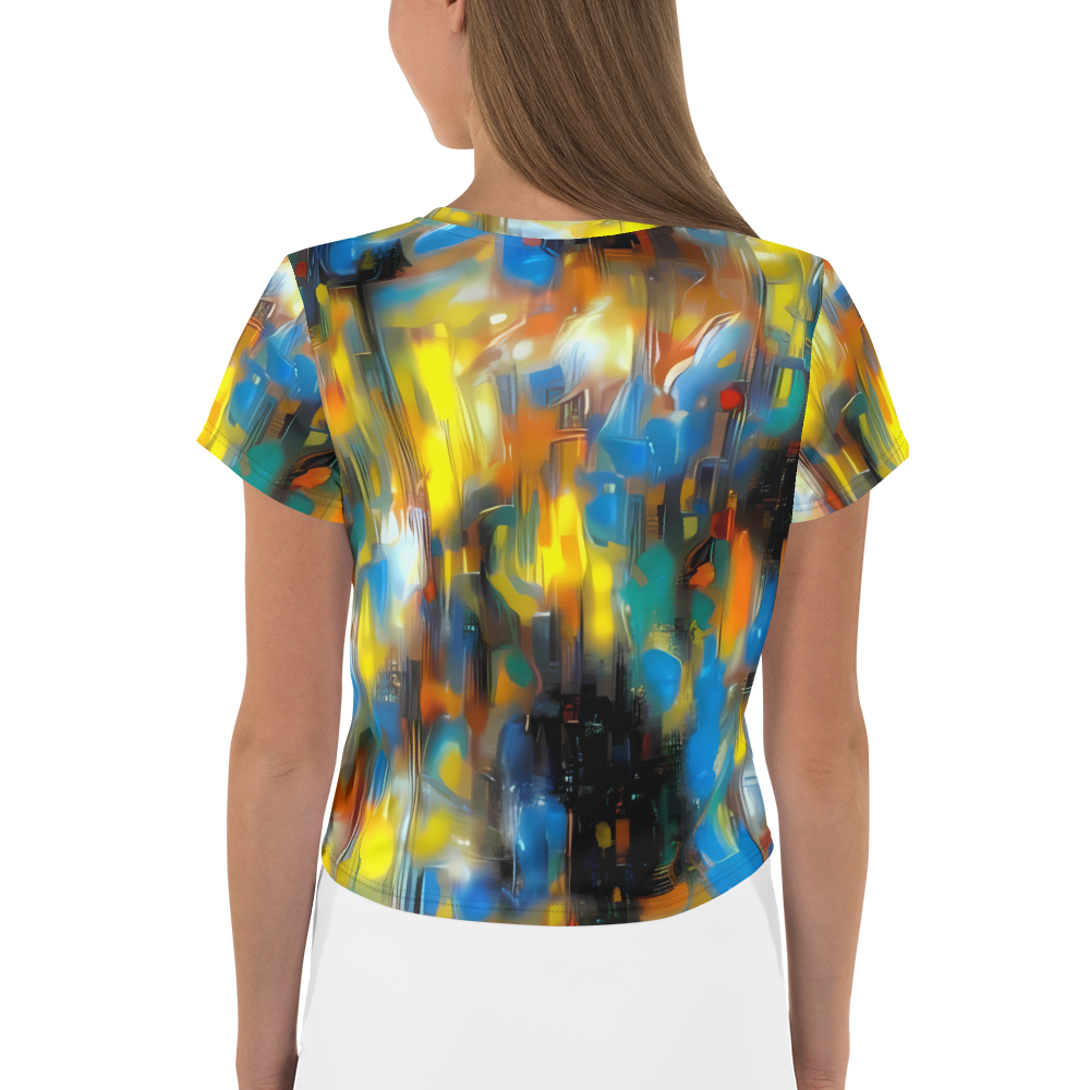 Women's Crop Tee - Wallis Warp