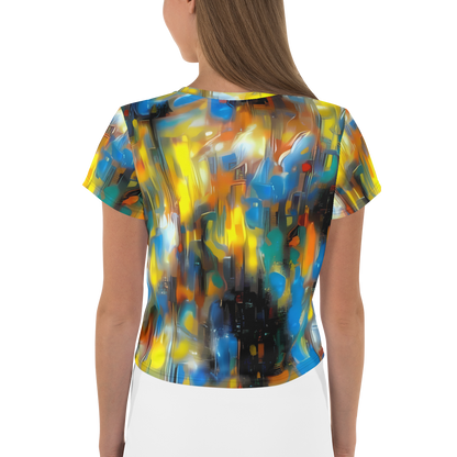 Women's Crop Tee - Wallis Warp