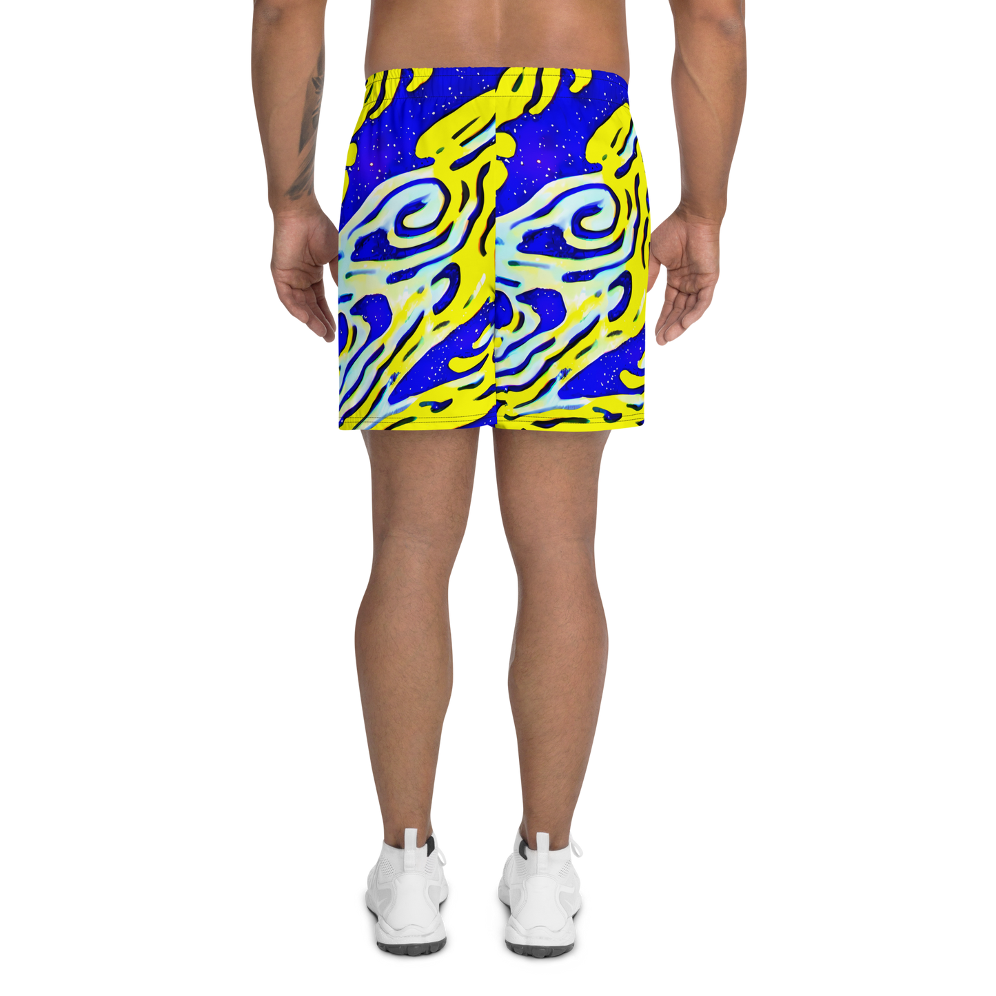 Men's Athletic Shorts - Electric Horizon