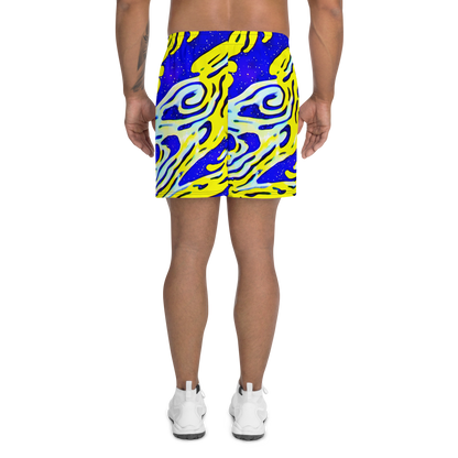 Men's Athletic Shorts - Electric Horizon