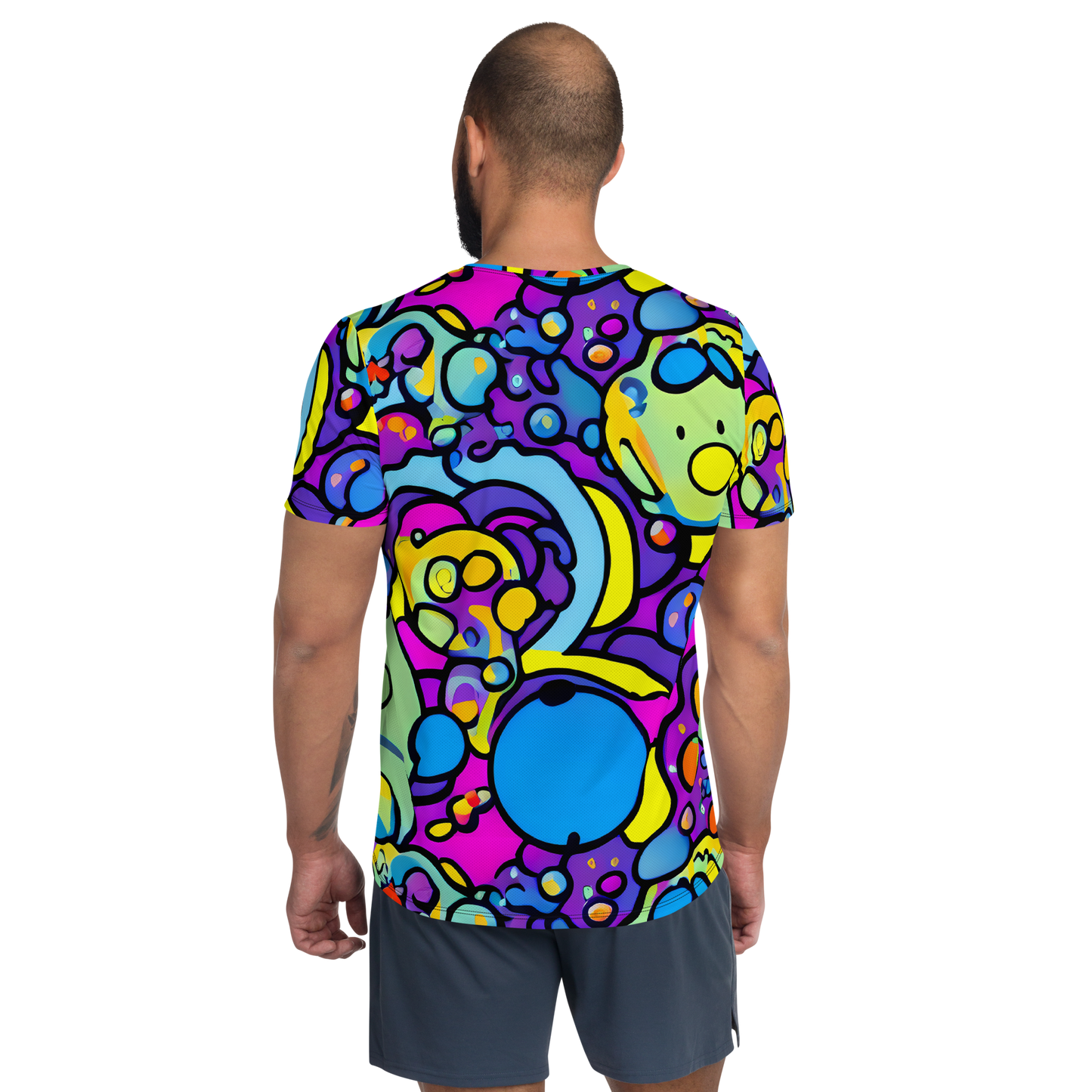 Men's Athletic T-Shirt - Radiant Lagoon