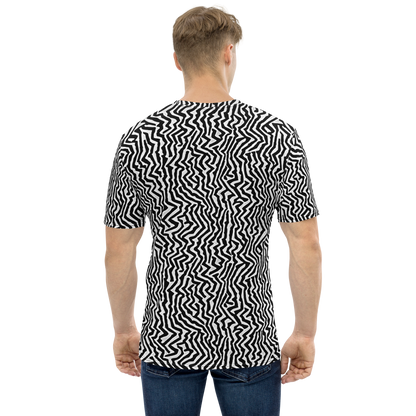 Men's Crew Neck T-Shirt - Static Swirl