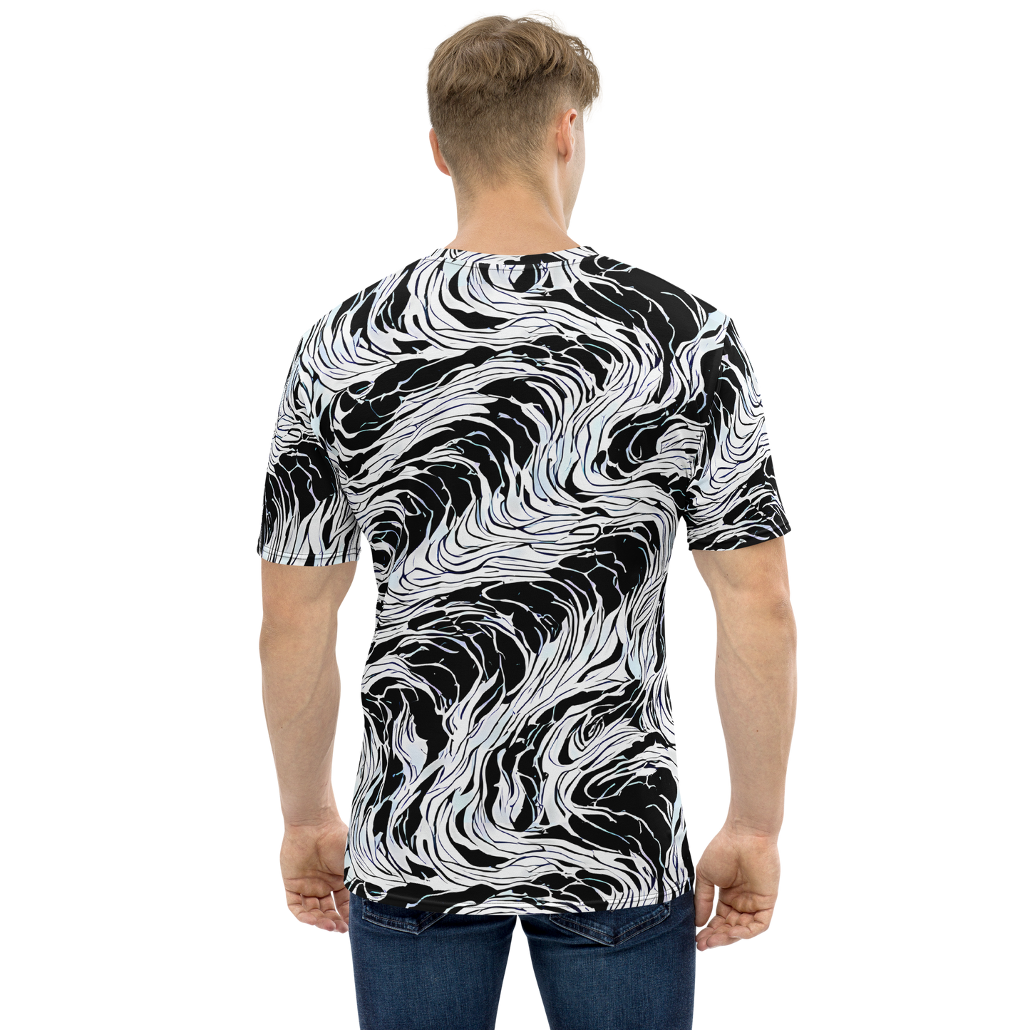 Men's Crew Neck T-Shirt - Eclipse Flow