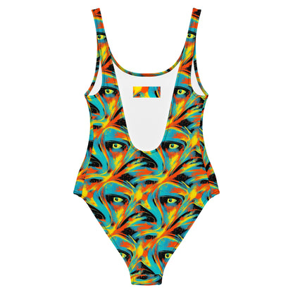 One-Piece Swimsuit - Solar Swoosh