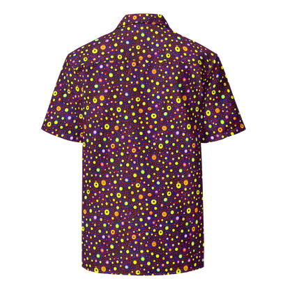 Button Shirt - Cosmic Dotscape