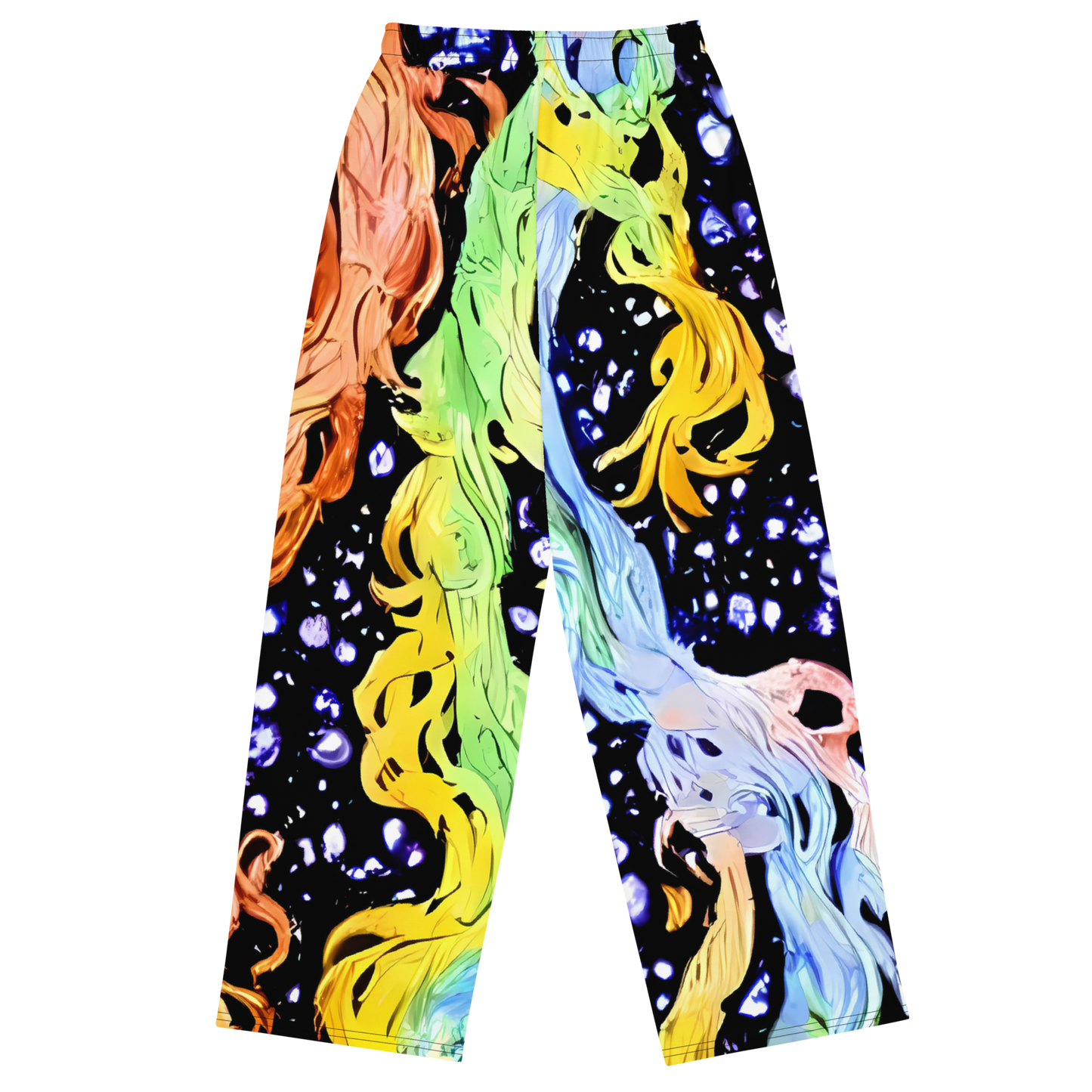 Wide-Leg Pants - Celestial Serenade