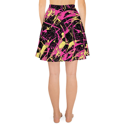 Skater Skirt - Galaxy Graffiti