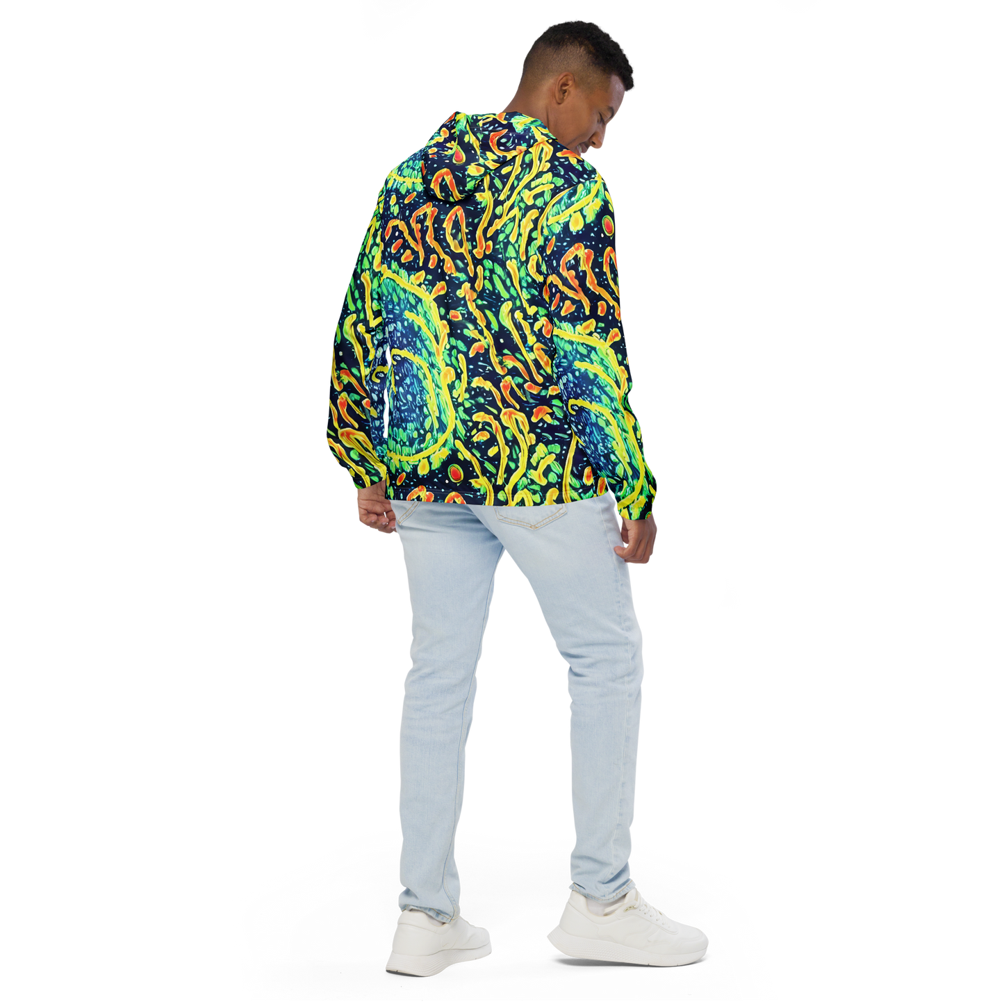 Men's Windbreaker - Vortex Glow