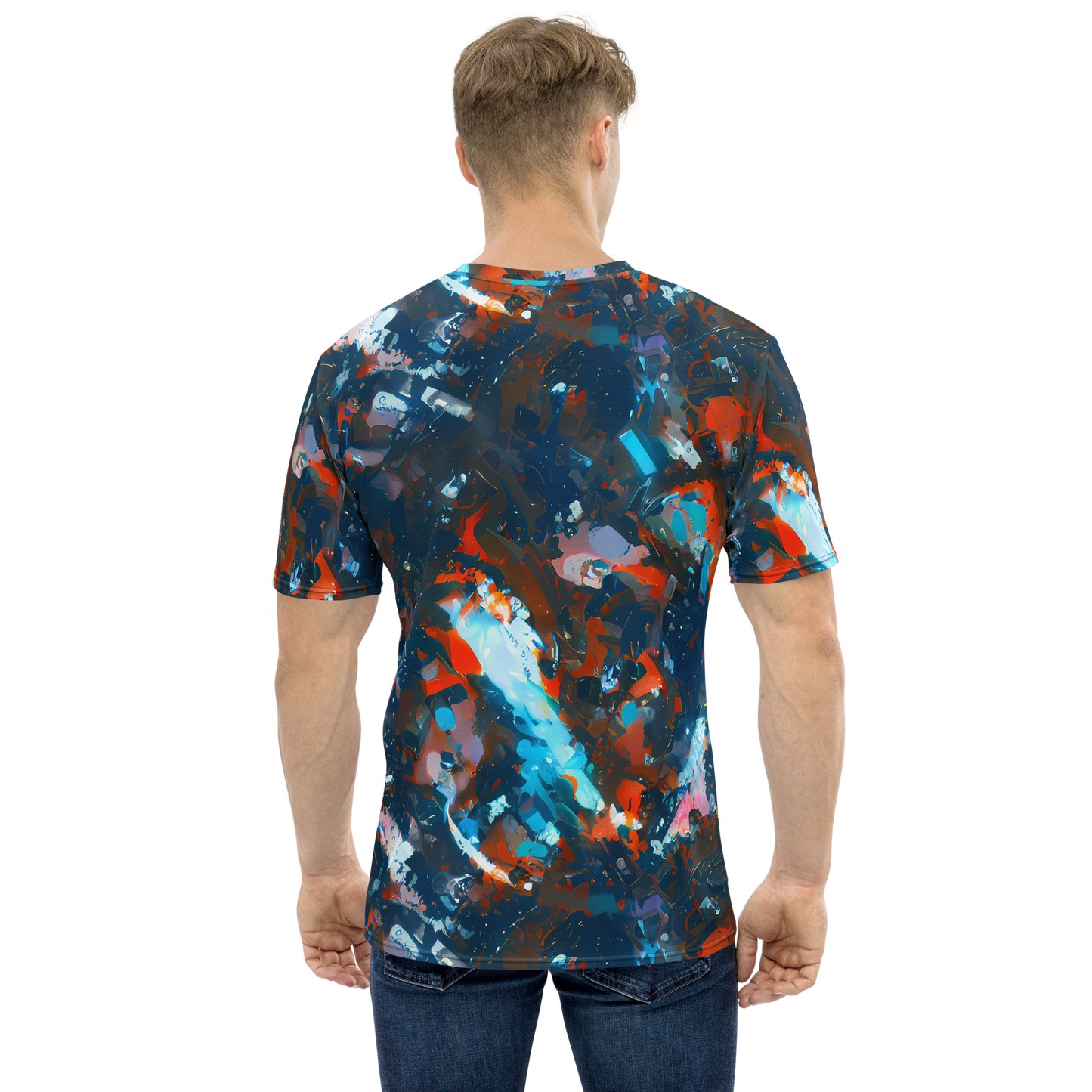 Men's Crew Neck T-Shirt - Ghenie's Whirl