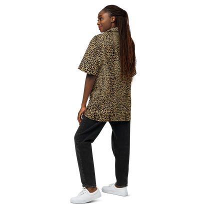 Button Shirt - Cheetah Mosaic