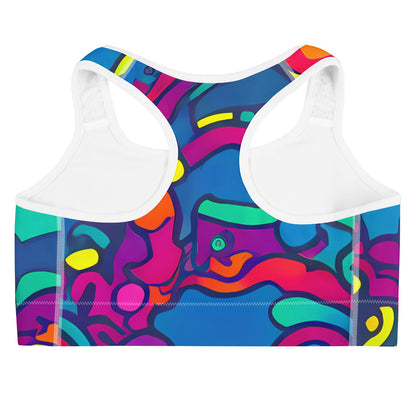 Sports Bra - Colorful Chaos