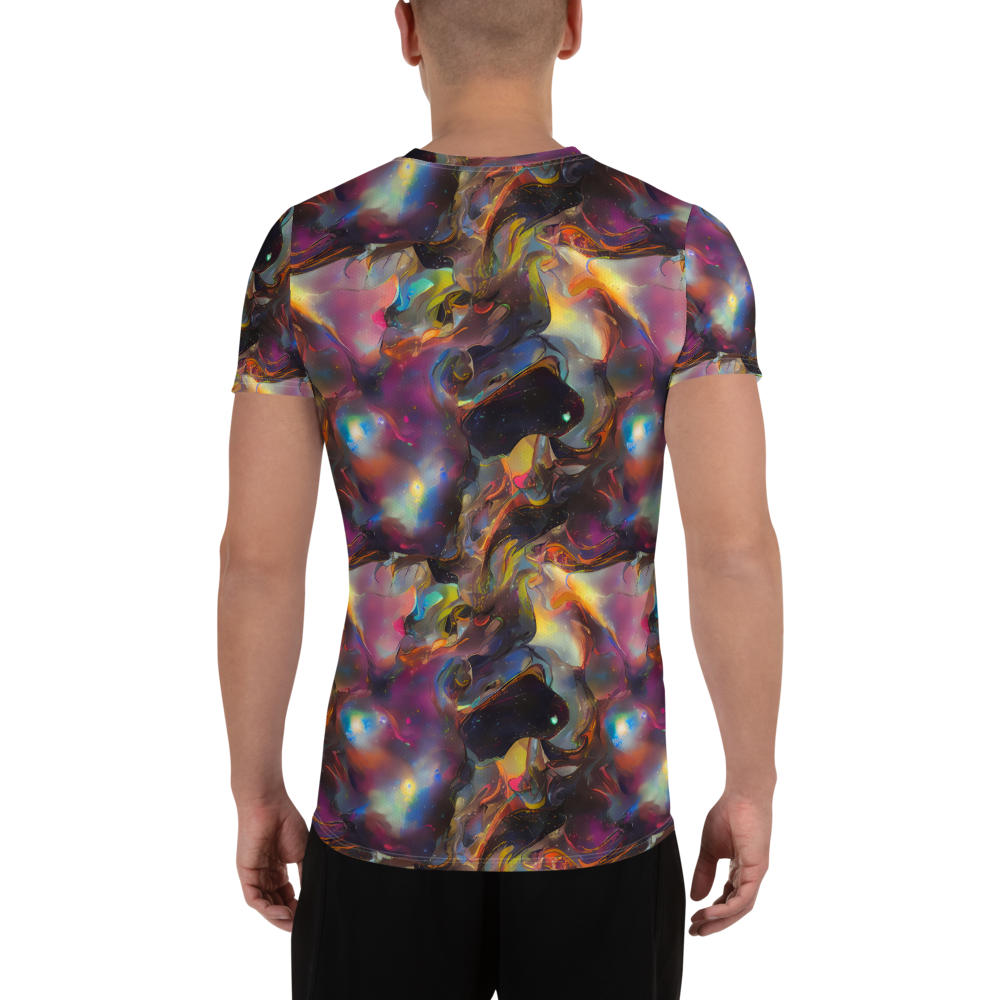 Men's Athletic T-Shirt - Cosmic Fusion