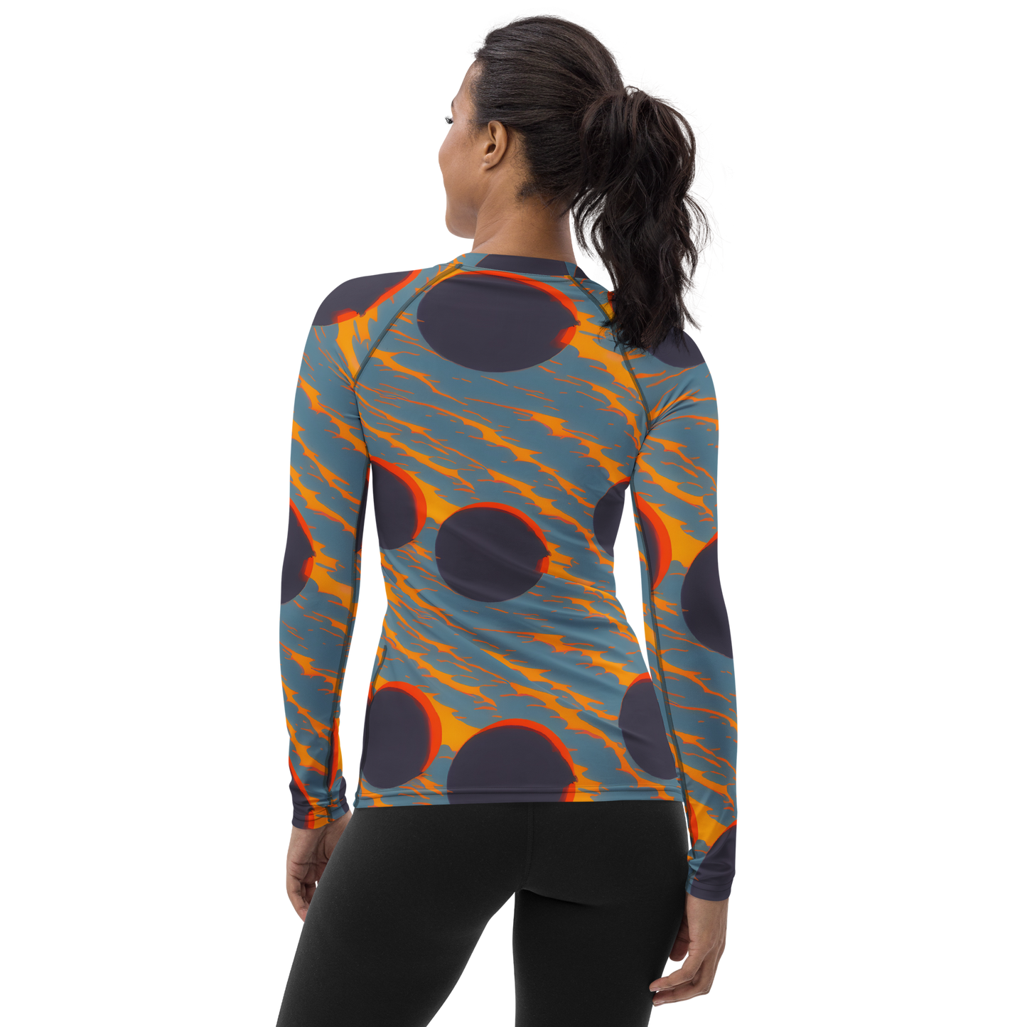 Women's Rash Guard - Flames of Gravity