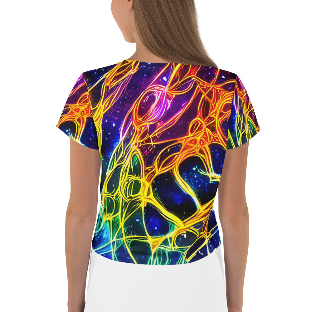 Women's Crop Tee - Dancing in the Ether