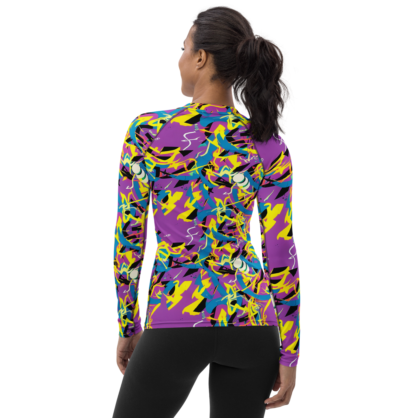 Women's Rash Guard - Galactic Sprawl