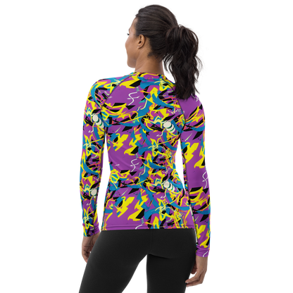 Women's Rash Guard - Galactic Sprawl