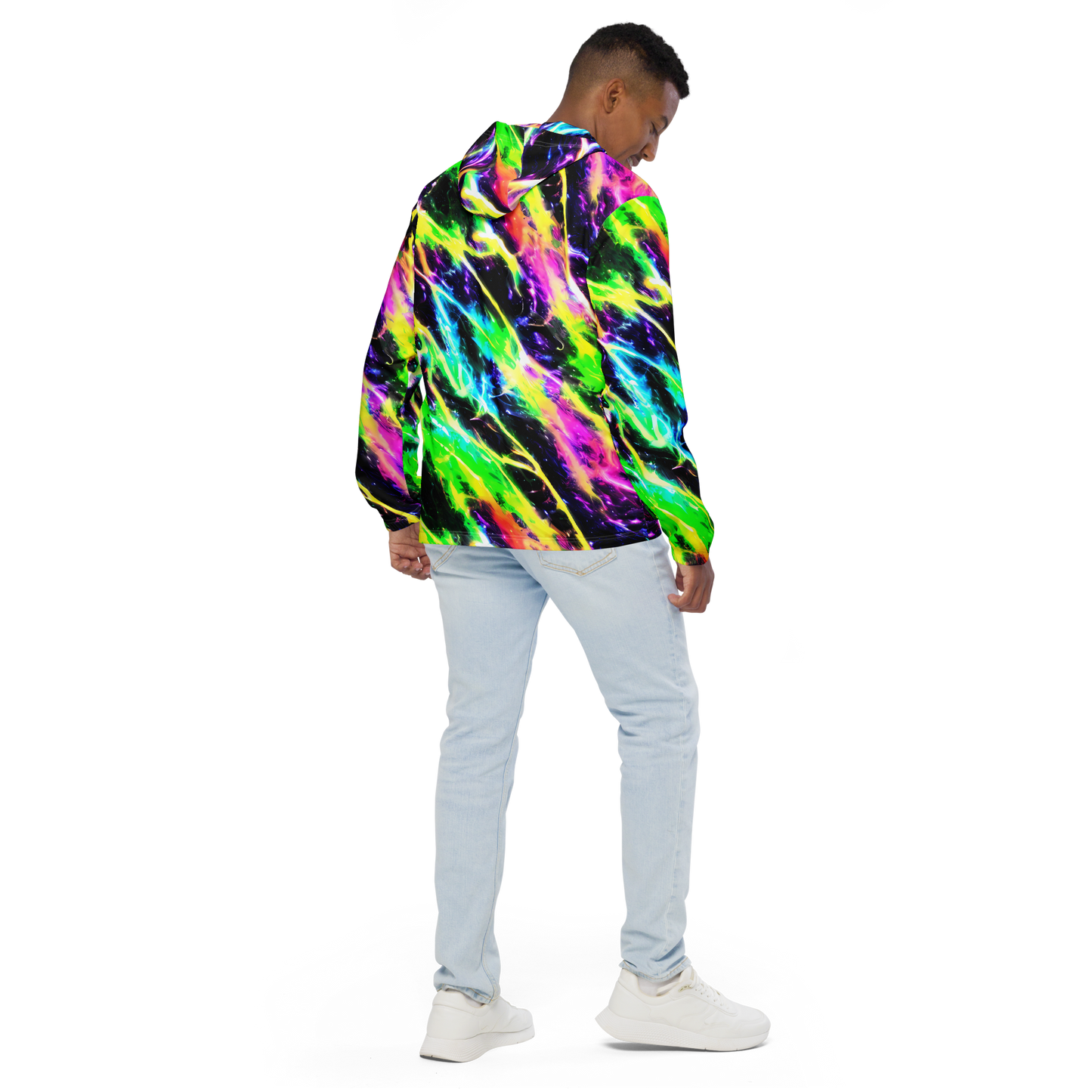 Men's Windbreaker - Chromatic Surge