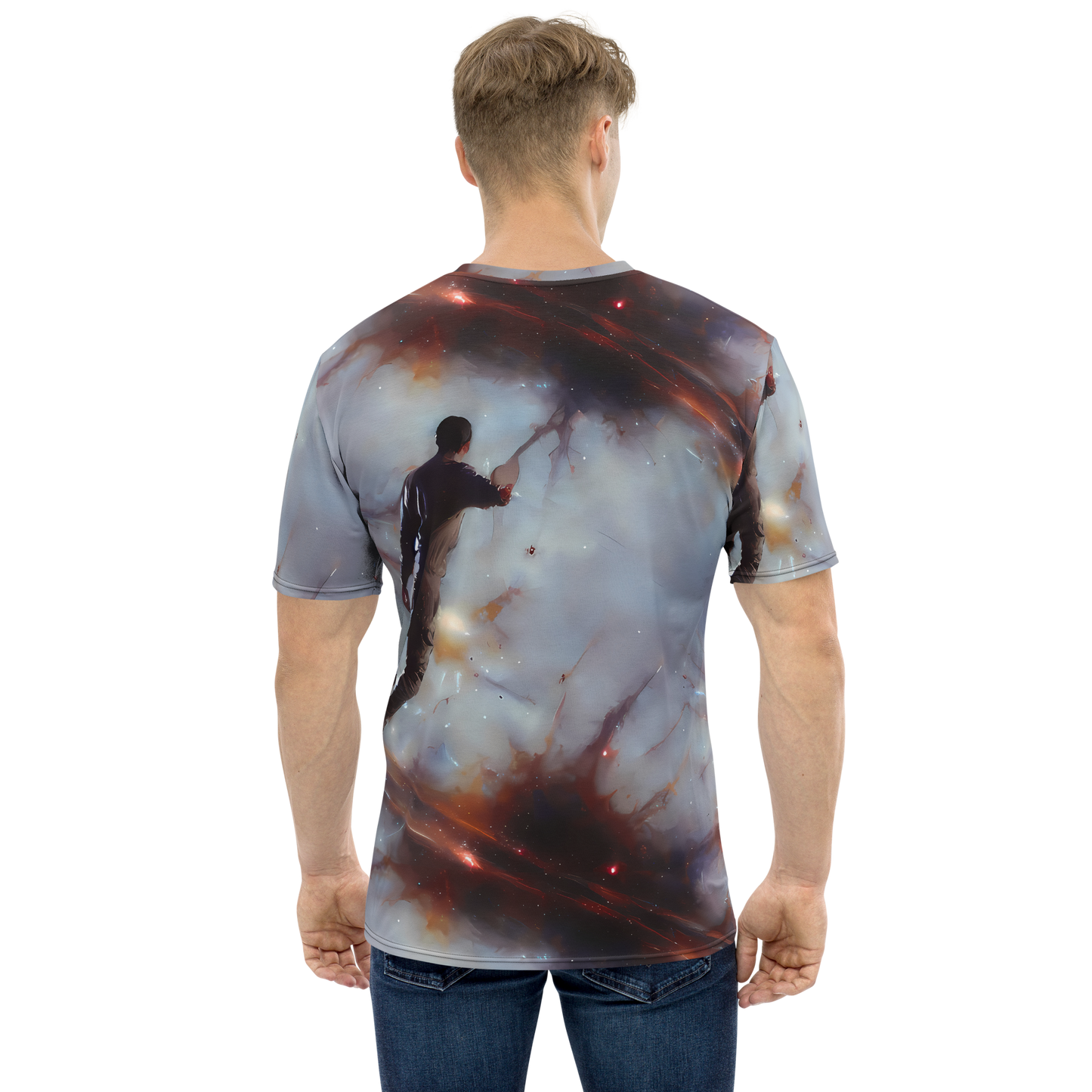 Men's Crew Neck T-Shirt - Impressionist Void