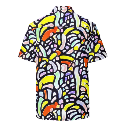 Button Shirt - Cubist Carousel