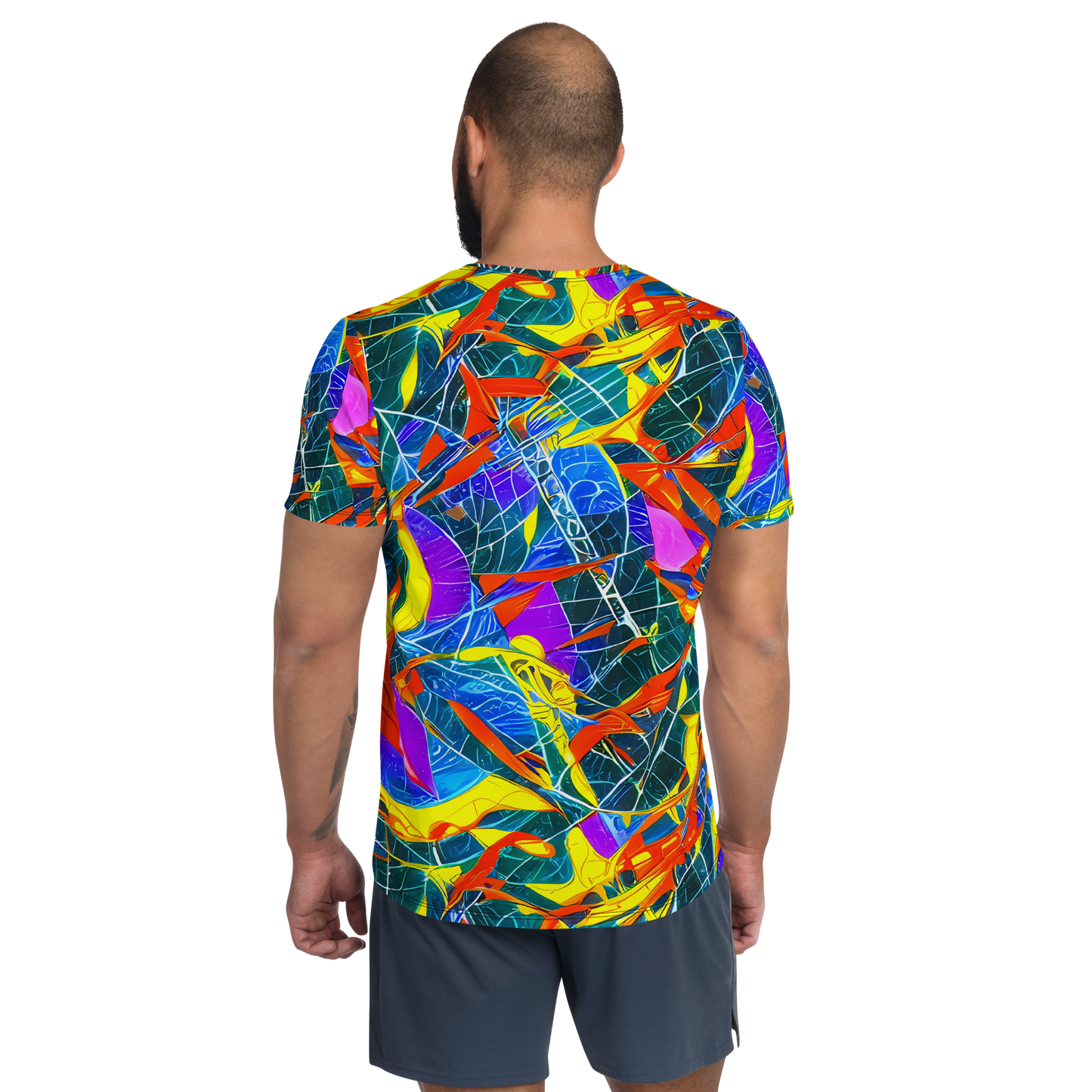 Men's Athletic T-Shirt - Arkhipov Waves