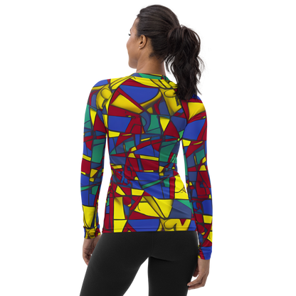 Women's Rash Guard - Vibrant Vexation