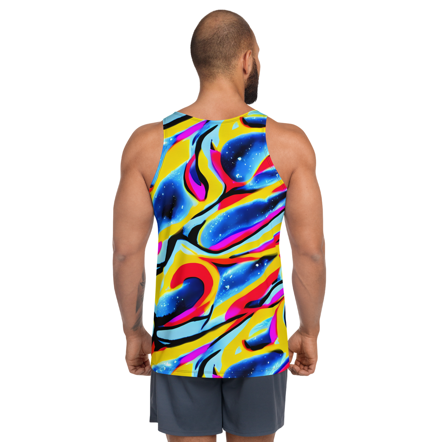 Men's Tank Top - Electric Dreamscape