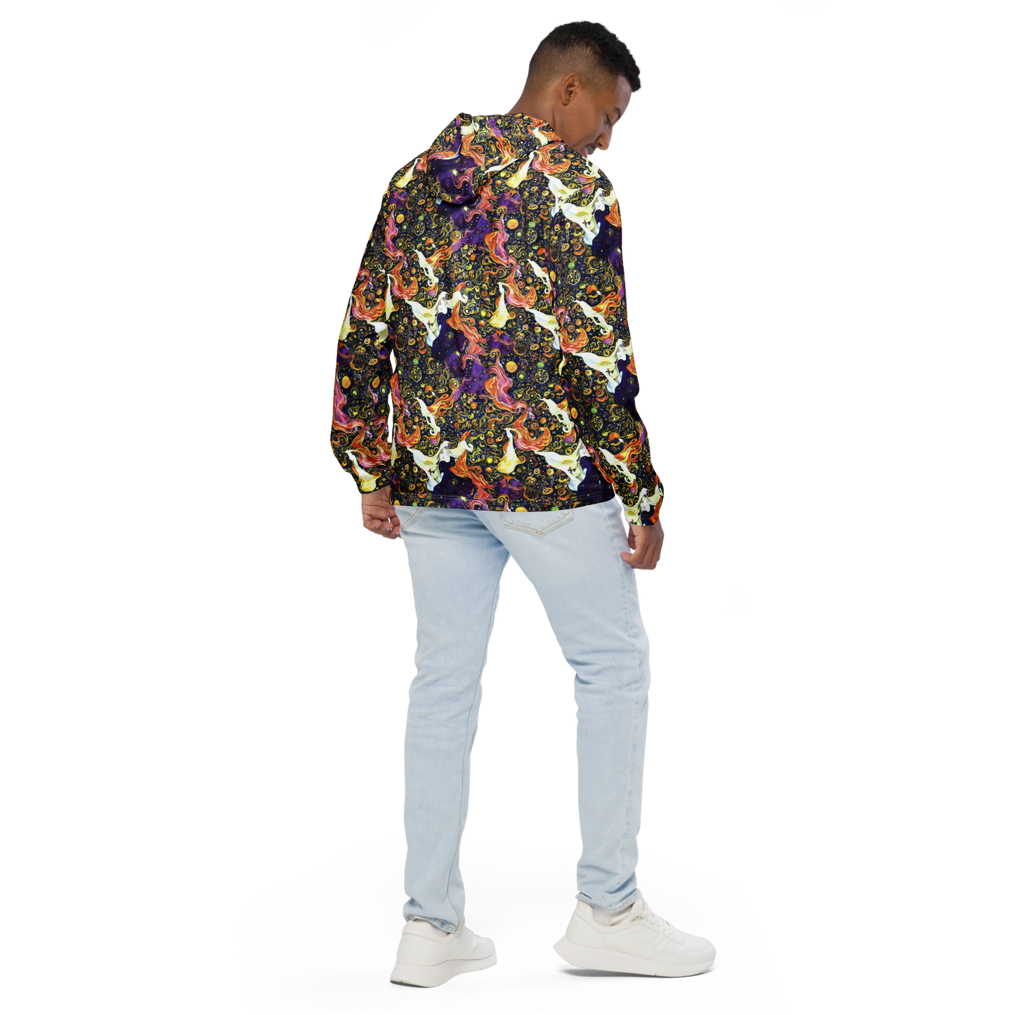 Men's Windbreaker - Ethereal Waltz